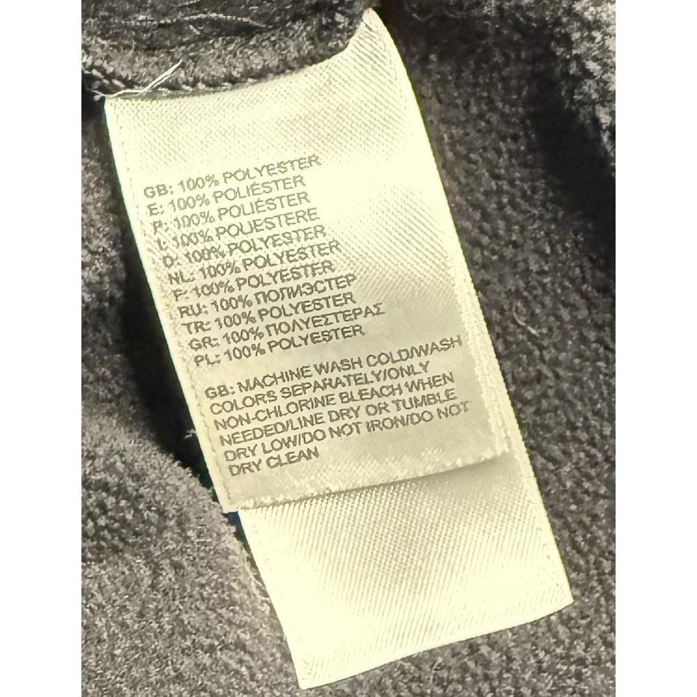 The North Face Black Red Logo Polyester‎ Hoodie Sweatshirt Men's medium. - Picture 5 of 7